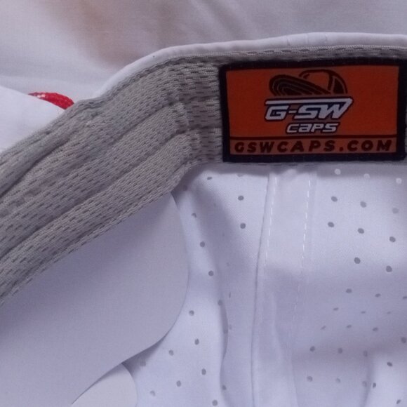 Hockey Cap Hat "Hockey Helps The Homeless" White, Stylish, New, Adjustable - Picture 4 of 5